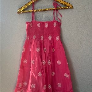 J Crew spaghetti straps dress.